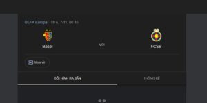 Soi Kèo Basel Vs FCSB Lúc 00h45 Ngày 07/11: Giải Vòng Bảng UEFA Europa 4 Tình hình thi đấu của Basel vs FCSB qua các trận trước