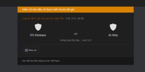 Soi Kèo Rs Berkane Vs Al-Ahly Lúc 00h00 Ngày 02/11: Vô địch CLB Châu Phi 9 Đánh giá phong độ hiện tại của RS Berkane vs AL-Ahly